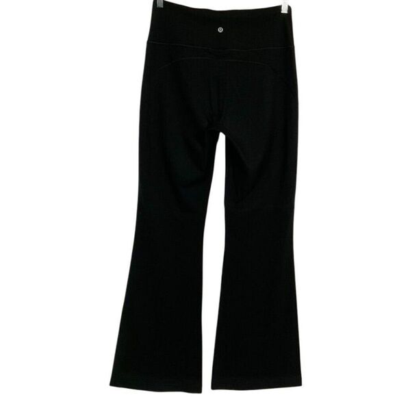 NWT Lululemon Groove Super-High-Rise Flared Pant *Nulu, size 12, Black LW5FG2S - Picture 8 of 16